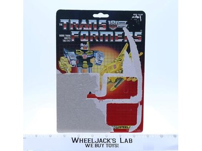 Steeljaw & Rewind Cardback 1985 Vintage Hasbro G1 Transformers Action Figure