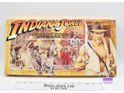 Indiana Jones & The Temple of Doom Action Board Game 1984 LJN