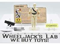 Storm Shadow V1 100% Complete 1984 GI Joe Hasbro Vintage Action Figure