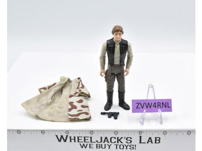 Han Solo Trench Coat 100% Complete Star Wars ROTJ 1983 Vintage Kenner NO REPRO