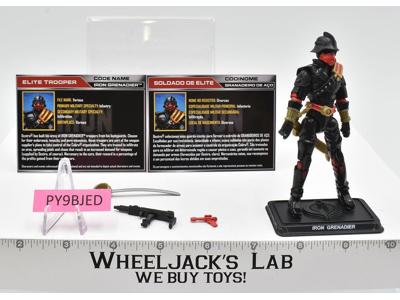 Iron Grenadier v6 100% Complete G.I Joe 50th Anniversary 2014 Hasbro Figure