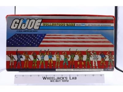 GI Joe Collectors Case 24 Action Figures W/TRAYS 1984 Tara Toy Accessory