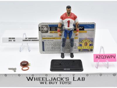 David Red Dog Taputapu v3 Complete G.I. Joe Slaughter's Marauders 2011 Hasbro