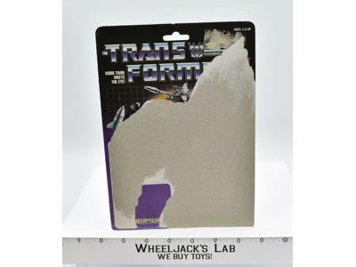 Ravage & Rumble Cardback 1984 Vintage Hasbro G1 Transformers Action Figure