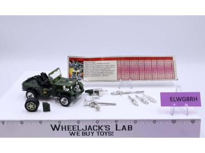 Hound 100% Complete 1984 Vintage Hasbro G1 Transformers Jeep Action Figure
