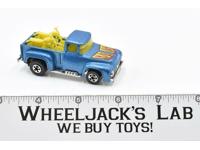 Ford Hi-Tail Hauler '56 Blue Vintage Mattel 1973 Hot Wheels Blackwall