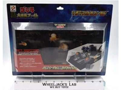 Godzilla Dash Charge Battlefield Diorama Set 2002 Konami NEW MISB SEALED