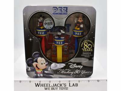 Mickey Mouse PEZ Collectibles 80 Year Anniversary Disney 2007 PEZ Candy SEALED