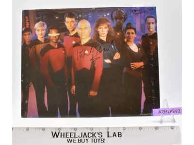 Cast of Star Trek Next Generation AUTOGRAPHED Goldberg/Stewart 8x10 Picture