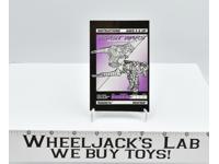 Megatron Instruction Sheet Transformers Beast Wars 1997 Hasbro Action Figure