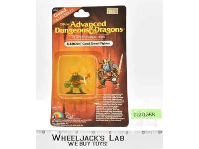Elkhorn Dwarf Fighter 2" Advanced Dungeons & Dragons 1983 LJN NEW MOSC SEALED