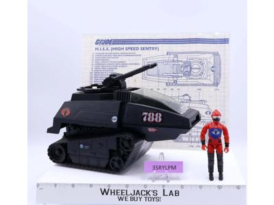 H.I.S.S. Tank W/Driver 100% Complete G.I. Joe 1983 Hasbro Action Figure Vehicle
