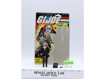 Destro V1 100% Complete W/ Cardback 1983 G.I. Joe Hasbro Vintage Action Figure