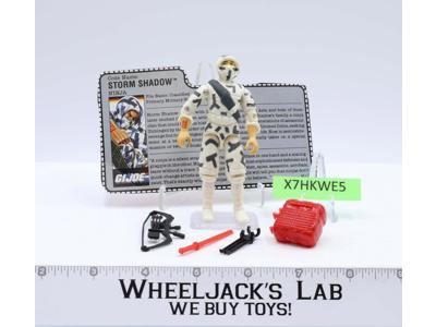 Storm Shadow V2 100% Complete G.I. Joe 1988 Hasbro Vintage Action Figure