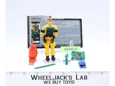 Lightfoot V1 100% Complete G.I. Joe 1988 Hasbro Vintage Action Figure