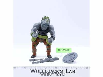 Rocksteady SOFT HEAD 100% Complete Teenage Mutant Ninja Turtles TMNT 1988