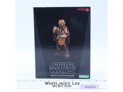 Zuckuss Bounty Hunter Star Wars ArtFX Kotobukiya 1/10 PrePainted Model Kit NEW