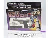 Megatron UNUSED STICKERS NICE FIGURE W/ BOX 100% Complete 1984 G1 Transformers