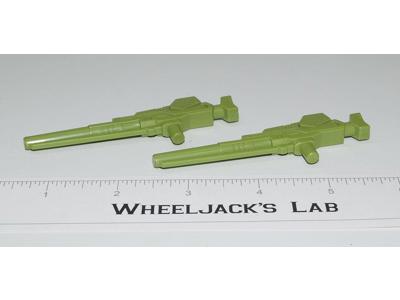 Headmaster Hardhead Guns Lasers Pair 1987 Vintage G1 Transformers Action Figure