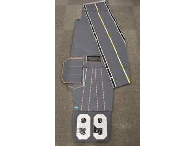 Full Flight Deck USS Flagg Aircraft Carrier 1985 Vintage GI Joe