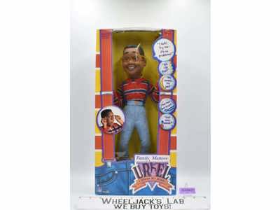 Steve Urkel Family Matters 17" Pull String Doll Hasbro Vintage 1991 NEW MISB