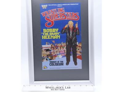 Bobby "The Brain" Heenan Original Poster WWF LJN Wrestling 1985 Vintage