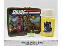 GI Joe Real American Hero Metal Lunchbox W/Thermos 1982 Thermos Brand