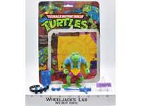 Genghis Frog W/Cardback 100% Complete TMNT 1989 Playmates Vintage Action Figure