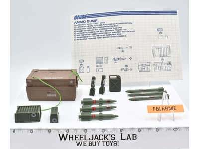 Ammo Dump Supply 1985 GI Joe Hasbro Action Figure Vehicle Vintage