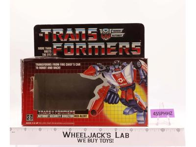 Red Alert BOX ONLY 1985 Action Figure Vintage Hasbro G1 Transformers