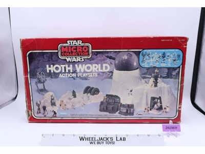 Hoth World Playsets 100% Complete MICRO COLLECTION Star Wars 1982 Kenner