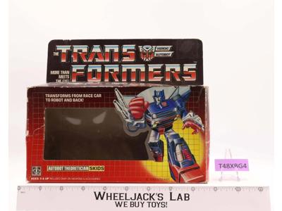 Skids BOX ONLY G1 Transformers 1984 Hasbro Vintage