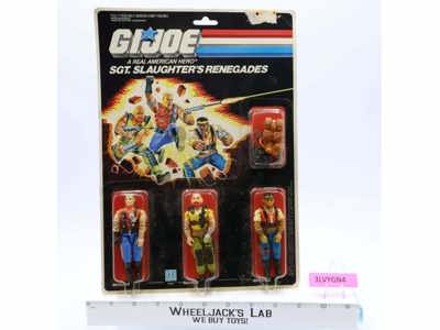 SGT. Slaughter's Renegades GI Joe 1987 Hasbro Figure MOSC SEALED NEW