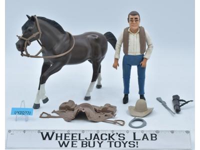 Hoss Cartwright W/Horse 1966 American Character Western Action Figure Vehicle