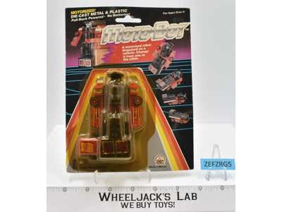 Locomotive Train Zee Moto-Bot Intex 1984 Robot Vintage Action Figure NEW MOSC