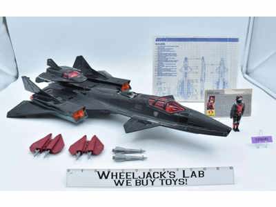 Cobra Night Raven S3P 100% Complete G.I. Joe 1986 Hasbro Vintage Vehicle