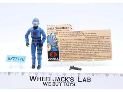 Cobra Commander V1.5 MAIL AWAY 100% Complete 1983 G.I. Joe Vintage Hasbro Figure