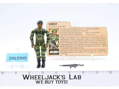 Stalker V1.5 SWIVEL ARM 100% Complete G.I. Joe 1983 Hasbro Action Figure Vintage