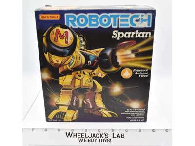 Spartan NEW W/BOX 8" Harmony Gold Matchbox 1985 Vintage Action Figure