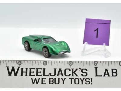 Ford J-Car #1 Green 1967 Hot Wheels Mattel Vintage Redline RL