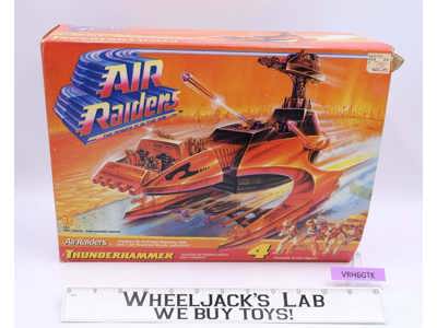 Thunderhammer 100% Complete Air Raiders 1987 Hasbro Action Figure Vehicle