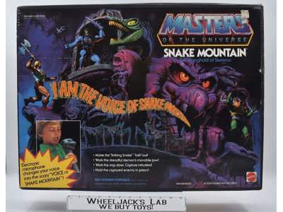 Snake Mountain Complete He-Man Masters of the Universe MOTU 1983 Mattel NEW MIB