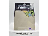 Scavenger Devastator Cardback Vintage 1985 G1 Transformers Action Figure