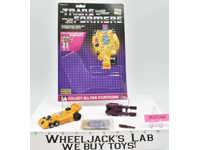 Drag Strip 100% Complete W/CARDBACK 1985 Vintage Hasbro G1 Transformers