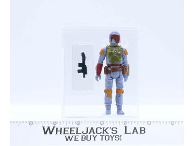 Boba Fett Brown Belt Dark Green Chest HK CAS GRADED 85+ Star Wars 1979 Kenner