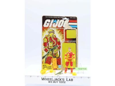 Blowtorch V1 Complete W/ Cardback 1984 G.I. Joe Hasbro Vintage Action Figure