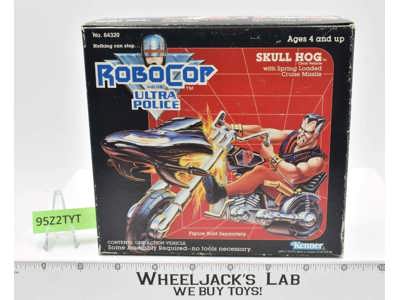 Skull Hog Motorcycle RoboCop Ultra Police MOSC 1988 Kenner NEW SEALED MISB