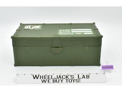 Plastic Footlocker Foot Locker W/Gear Tray 1998 GI Joe ARAH Hasbro Vintage