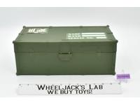Plastic Footlocker Foot Locker W/Gear Tray 1998 GI Joe ARAH Hasbro Vintage