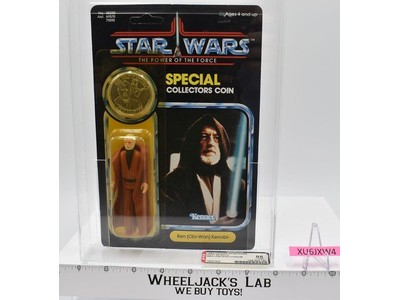 Ben Obi-Wan Kenobi AFA 85 92 Back Star Wars POTF 1985 Kenner MOSC SEALED